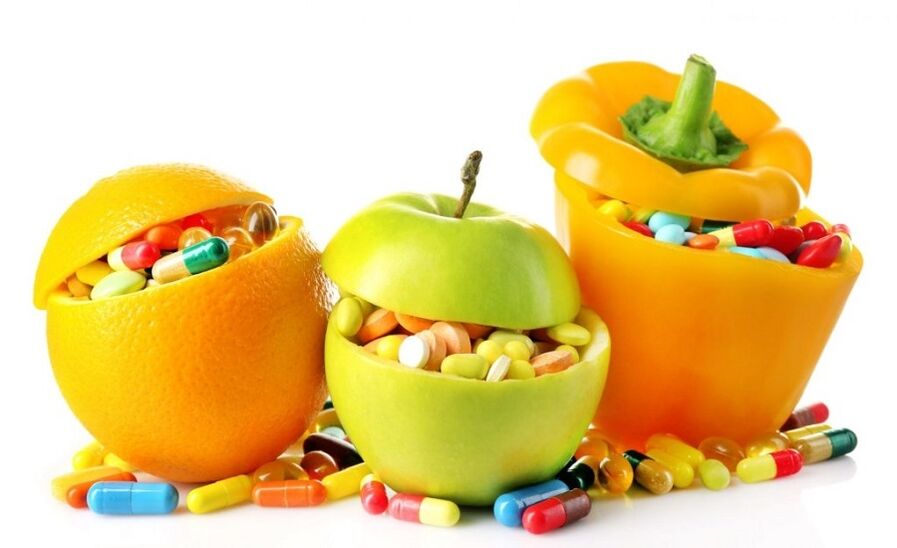 vitaminer för styrka i grönsaker och frukter